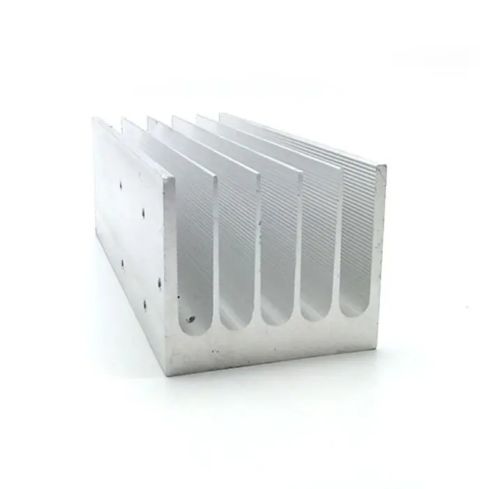 Komponen Profil Tersemperit Aluminium Semikonduktor Kuasa Tinggi Sinki Haba