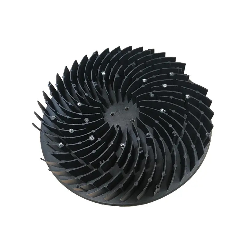 Cold Forging Large Round Aluminum Heat Sink for Led (2)